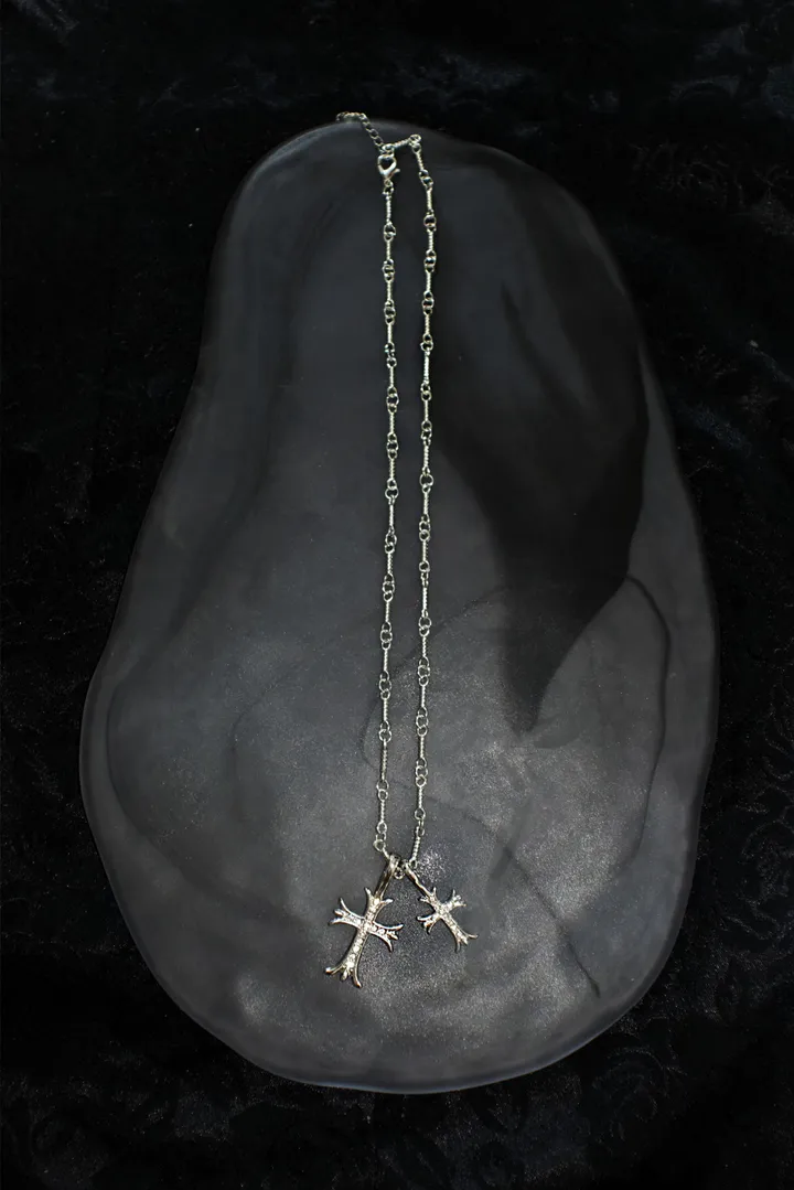 당일출고 🚀 주문폭주*  y2k cross necklace [빈티지 십자가 목걸이] 상세 이미지 7