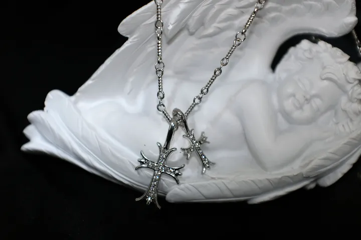 당일출고 🚀 주문폭주*  y2k cross necklace [빈티지 십자가 목걸이] 상세 이미지 5