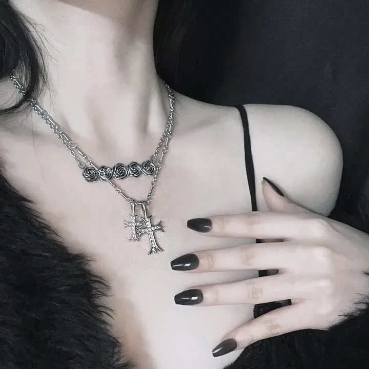 당일출고 🚀 주문폭주*  y2k cross necklace [빈티지 십자가 목걸이] 상세 이미지 11