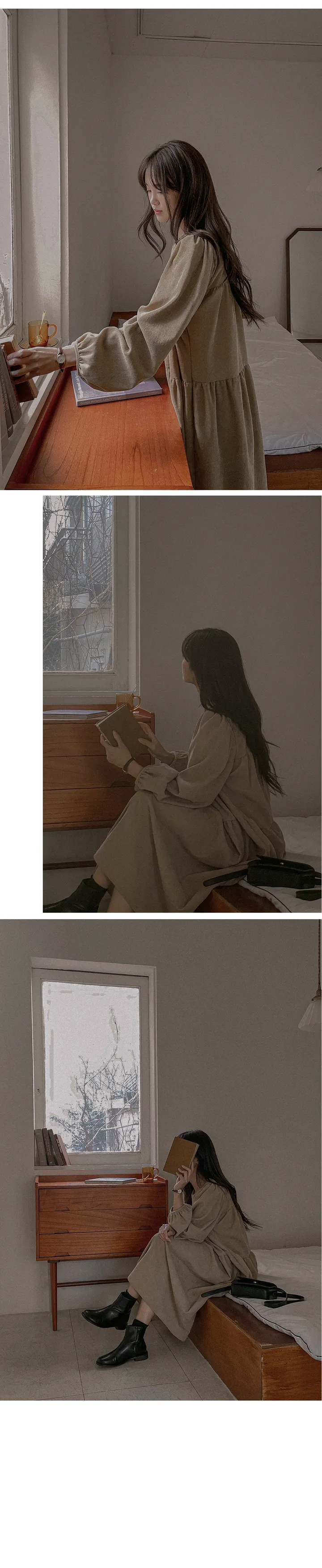 [카시오] 골드 라운드시계 상세 이미지 3