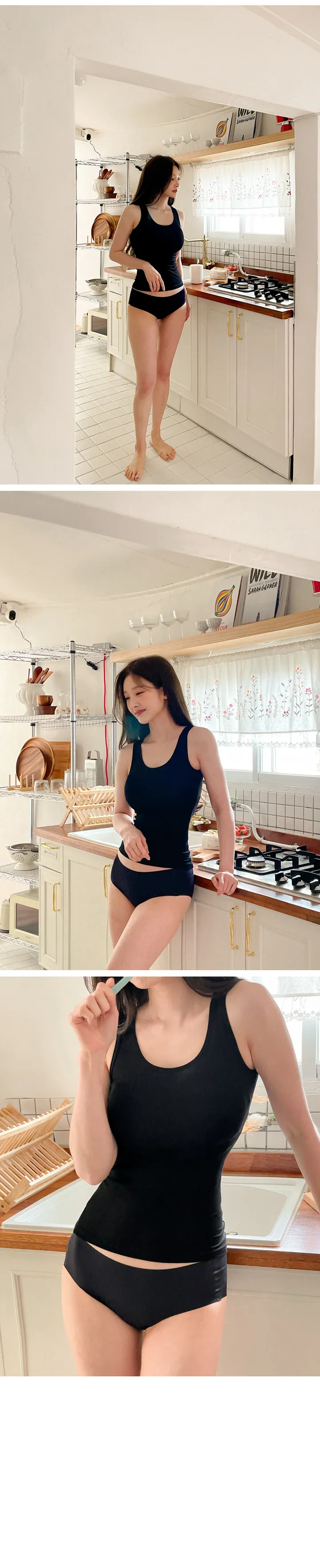 [빅사이즈 44~99] [기획] 슬림 스판 와이드나시 상세 이미지 2