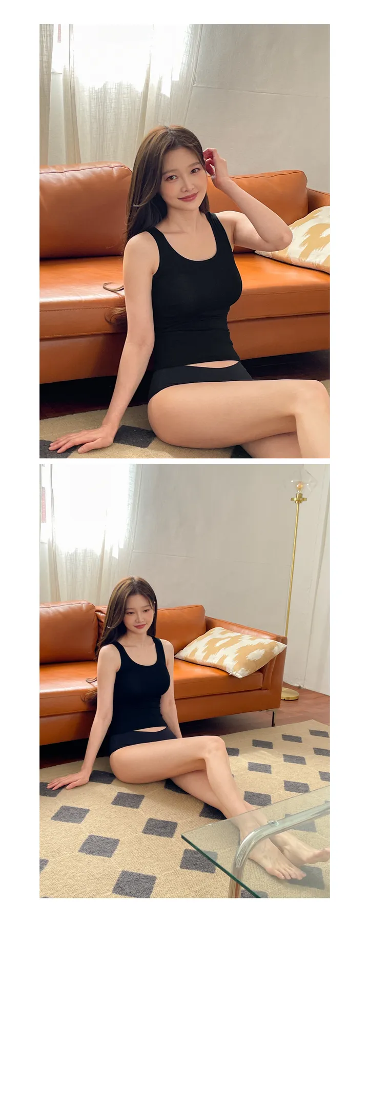 [빅사이즈 44~99] [기획] 슬림 스판 와이드나시 상세 이미지 14