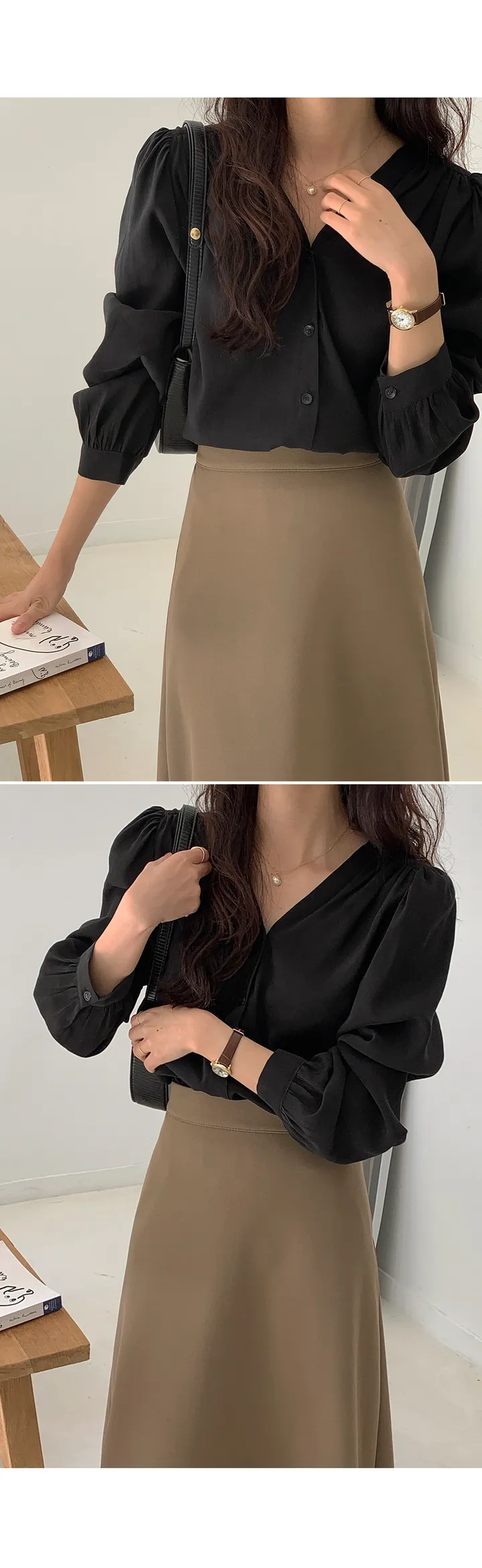 널디 클래식 레더 시계 상세 이미지 7