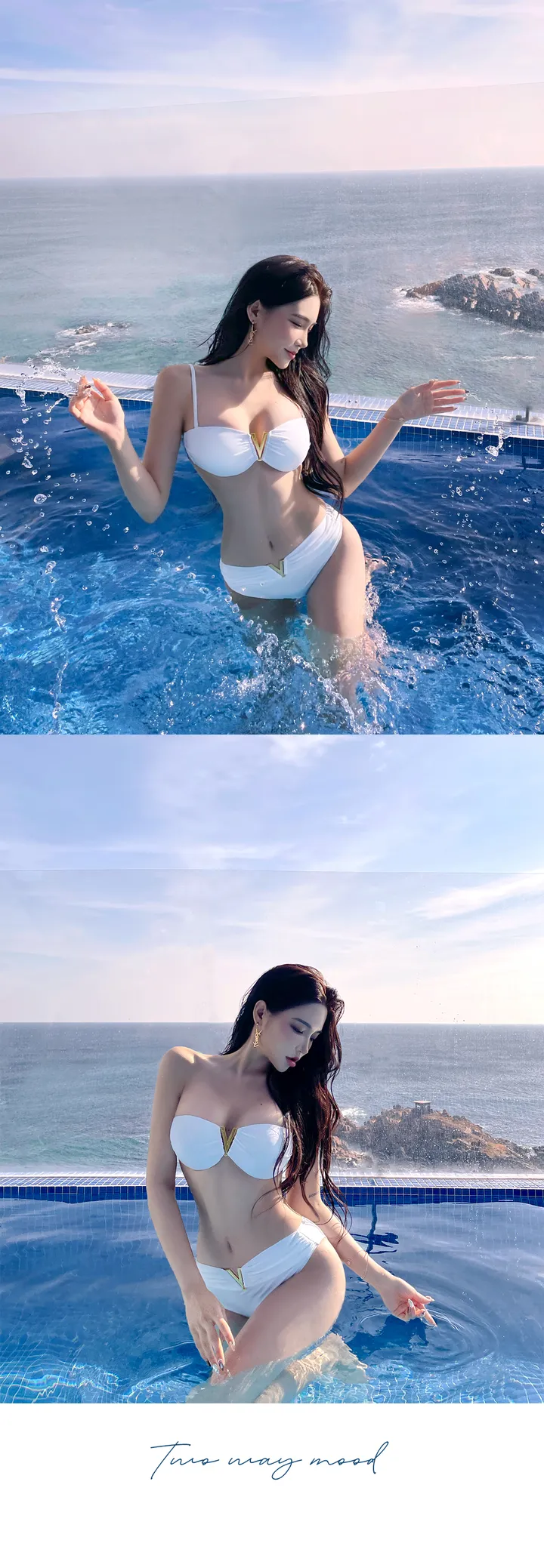 당일발송 [투웨이] 빅시 브이골드 비키니 2color 상세 이미지 11