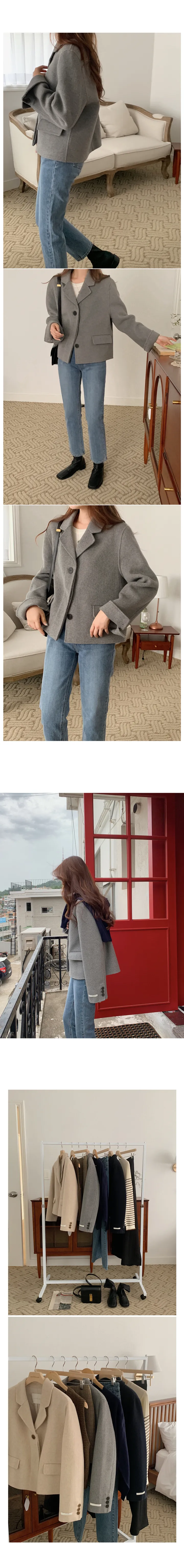 [handmade][울 80%][MADE]유즈얼 핸드메이드 코트 jk (3color)'당일발송' 상세 이미지 22