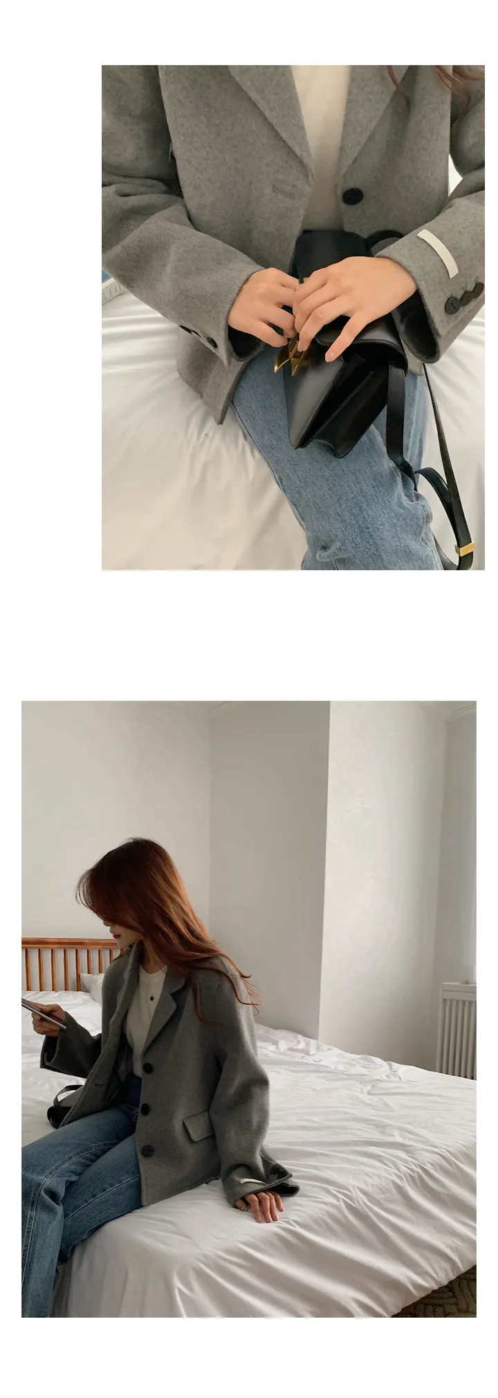 [handmade][울 80%][MADE]유즈얼 핸드메이드 코트 jk (3color)'당일발송' 상세 이미지 24