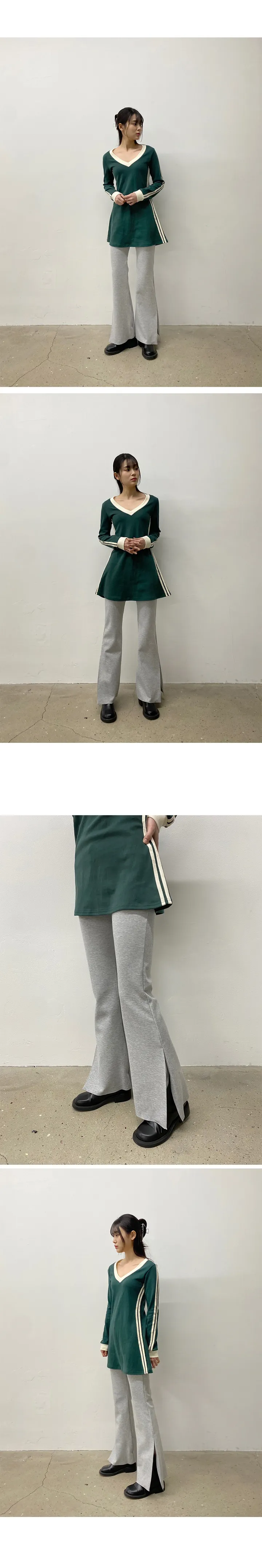스포 트임 부츠컷레깅스 상세 이미지 9