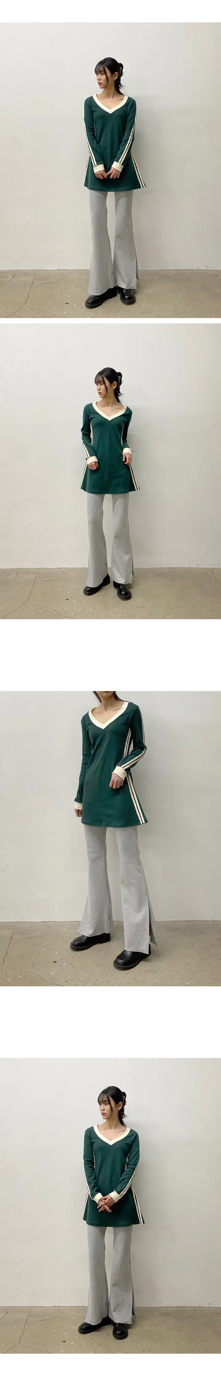 스포 트임 부츠컷레깅스 상세 이미지 11