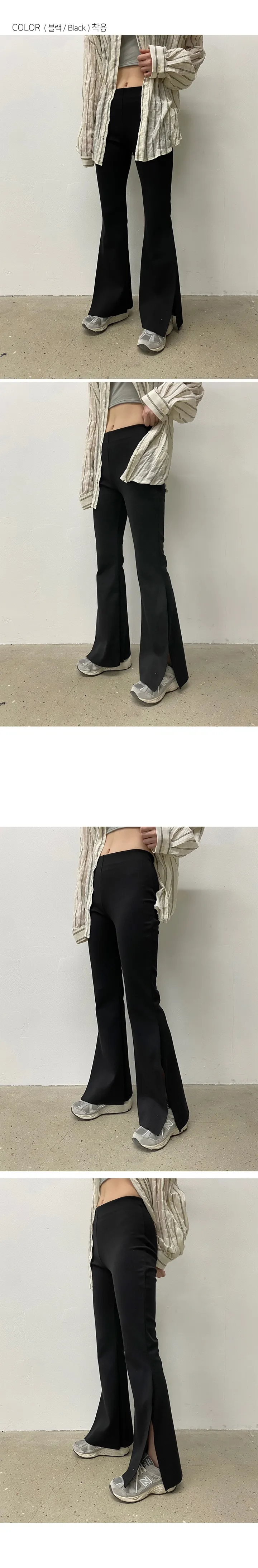 스포 트임 부츠컷레깅스 상세 이미지 3
