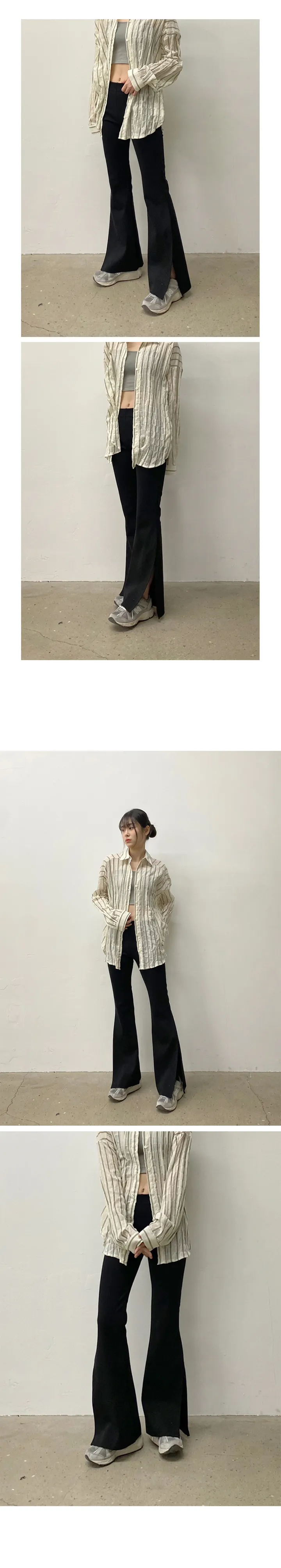 스포 트임 부츠컷레깅스 상세 이미지 5