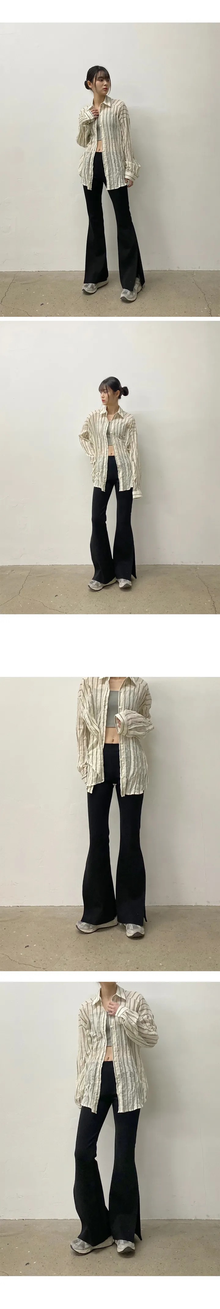 스포 트임 부츠컷레깅스 상세 이미지 6