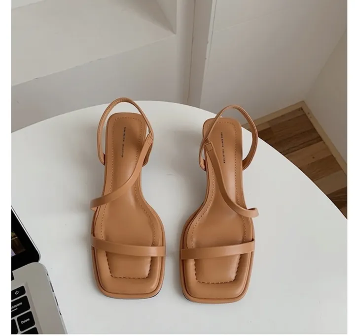 사선 스트랩 힐 / 4.5cm[더아셀] 상세 이미지 6