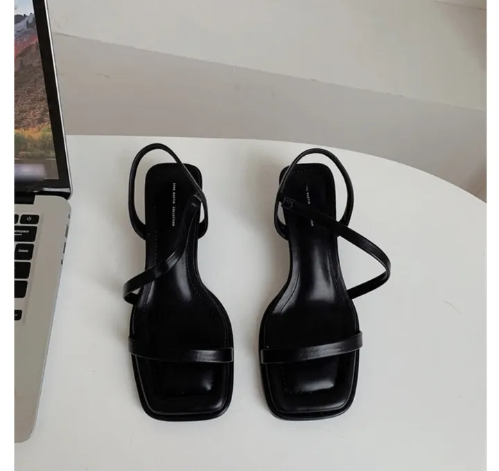 사선 스트랩 힐 / 4.5cm[더아셀] 상세 이미지 11
