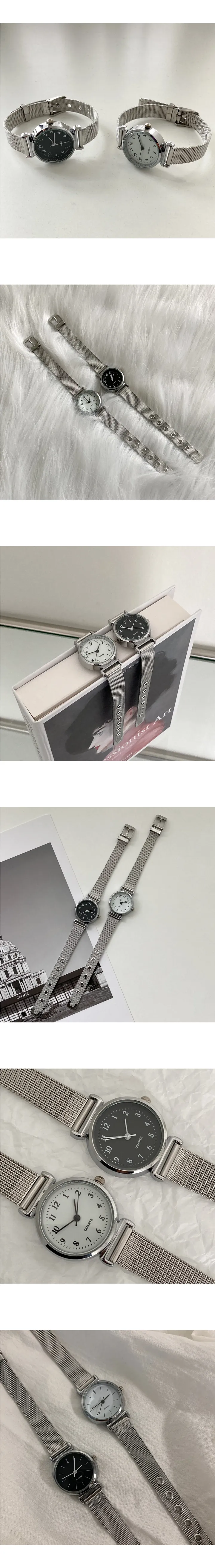 [당일출고] 미쯔 베이직 메탈 시계 상세 이미지 2