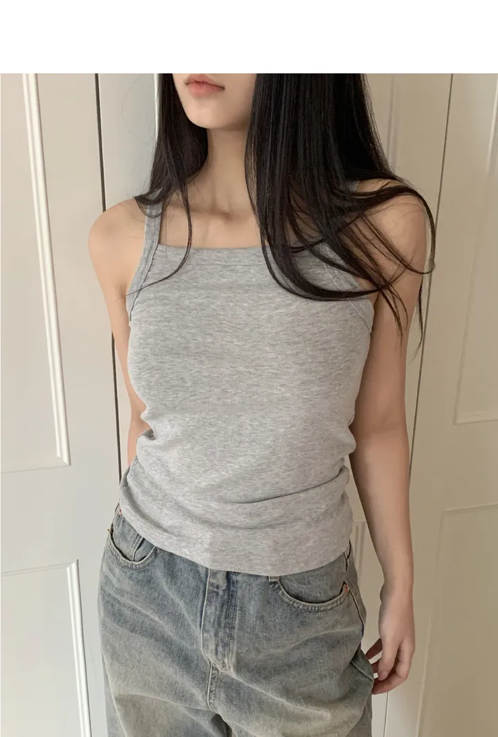 주티 맥시 기장 레이어드 나시 슬리브리스 상세 이미지 1