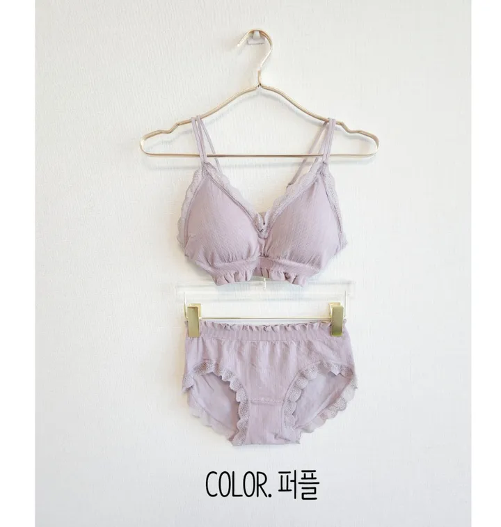 (44-88size) 매직 브라렛 팬티 세트 빅사이즈 노와이어 중독적인 인생브라렛 팬티단품구매가능 상세 이미지 45