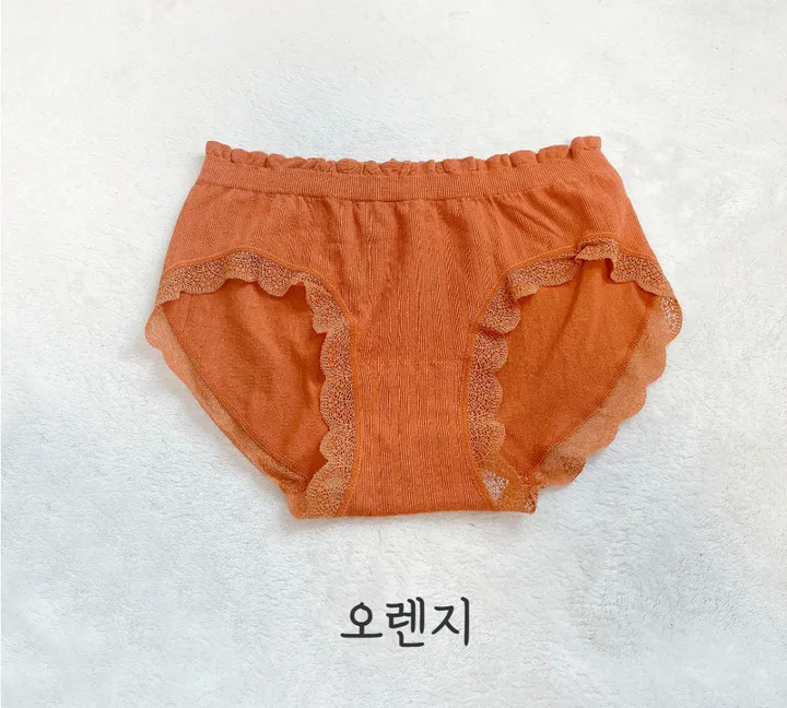 (블랙입고/44-120) 매직 진짜 잘늘어나는 팬티 빅사이즈 중독적인 예쁜 인생 레이스 골지 상세 이미지 24