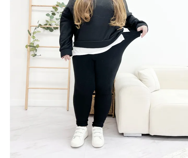 (F-3XL) 쭉쭉레깅스 120사이즈까지 완전 잘늘어가는 빅사이즈 면스판 5가지size 하비추천 상세 이미지 15