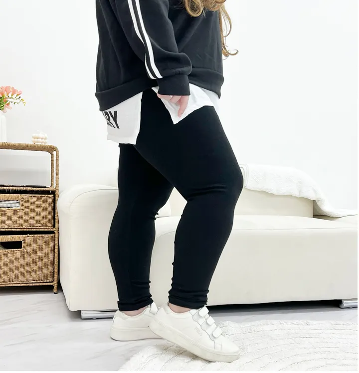 (F-3XL) 쭉쭉레깅스 120사이즈까지 완전 잘늘어가는 빅사이즈 면스판 5가지size 하비추천 상세 이미지 13