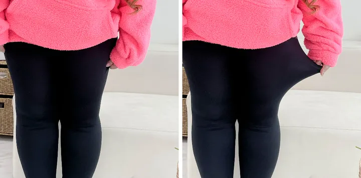 (55-120/5size) 하테 사이즈대박 레깅스 빅사이즈 발열 3XL 상세 이미지 5