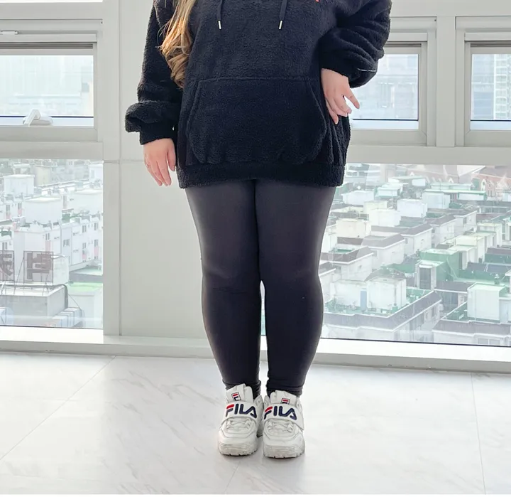(55-120/5size) 하테 사이즈대박 레깅스 빅사이즈 발열 3XL 상세 이미지 28