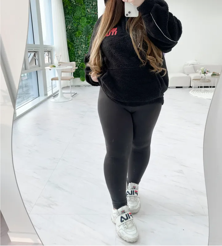 (55-120/5size) 하테 사이즈대박 레깅스 빅사이즈 발열 3XL 상세 이미지 32