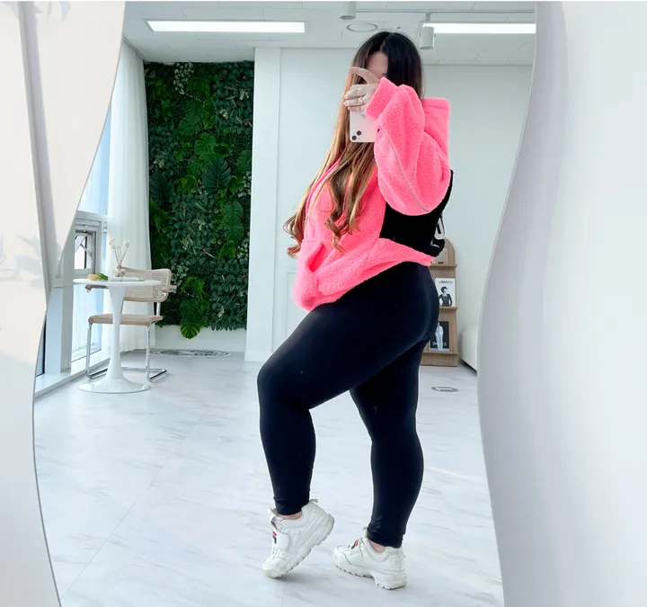 (55-120/5size) 하테 사이즈대박 레깅스 빅사이즈 발열 3XL 상세 이미지 26