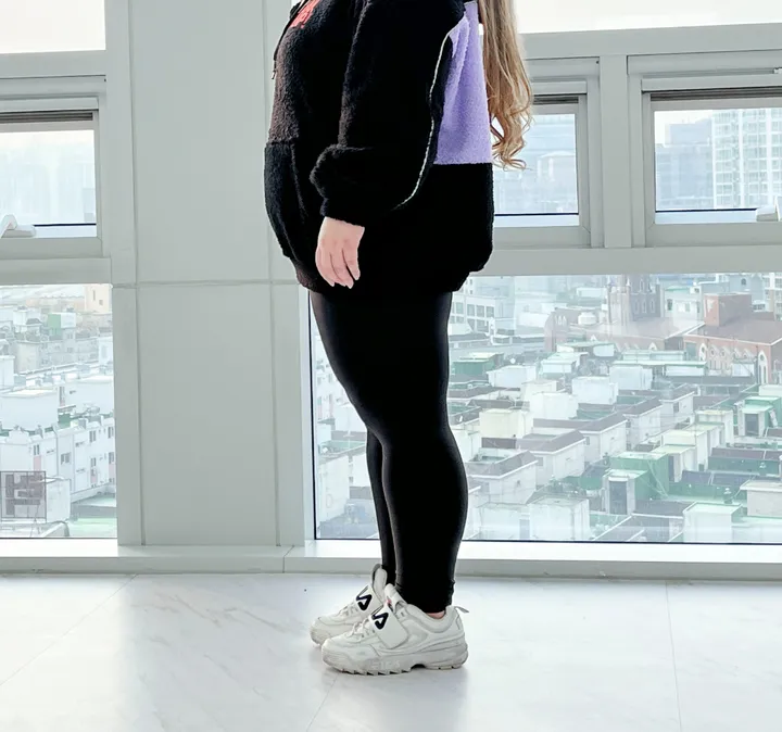 (55-120/5size) 하테 사이즈대박 레깅스 빅사이즈 발열 3XL 상세 이미지 29