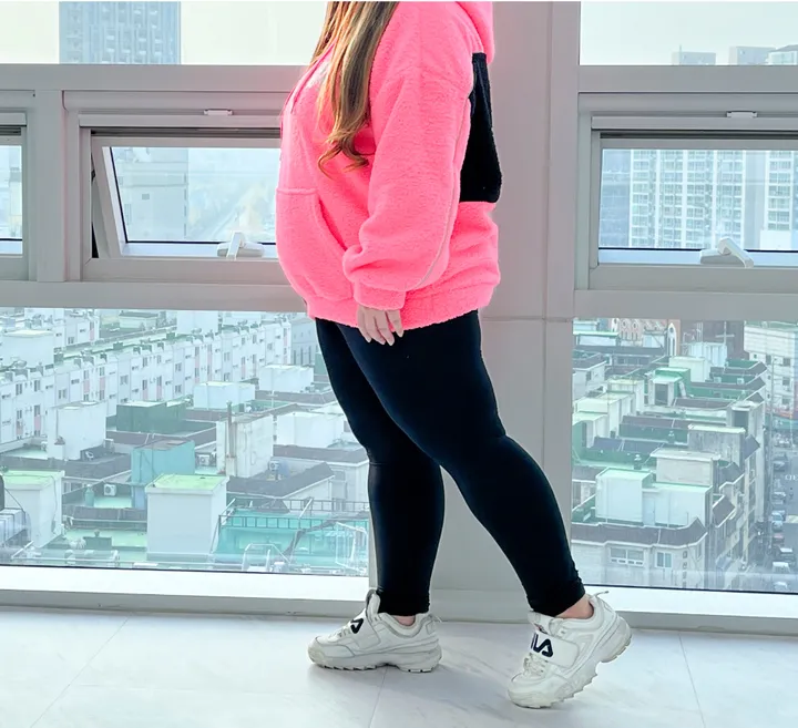 (55-120/5size) 하테 사이즈대박 레깅스 빅사이즈 발열 3XL 상세 이미지 15