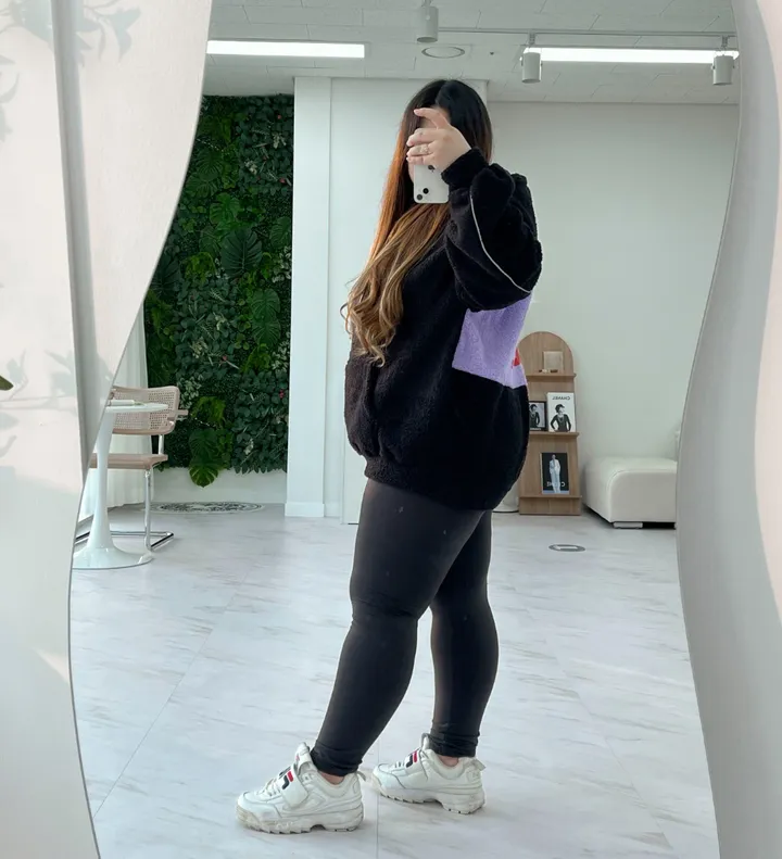 (55-120/5size) 하테 사이즈대박 레깅스 빅사이즈 발열 3XL 상세 이미지 33
