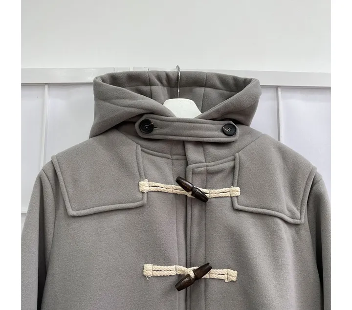 당일발송 [숏&롱] 취향에따라, 모노 후드 롱 떡볶이 코트 (블랙,그레이) 상세 이미지 37