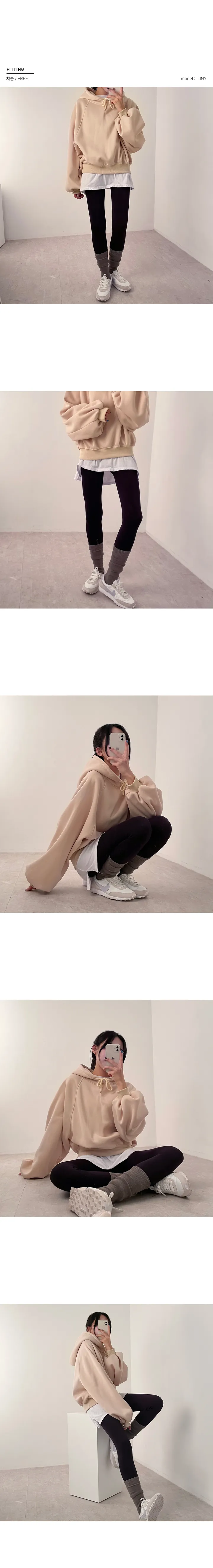 [융기모🔥] 쓰리포인트 슬림핏 융기모 무지 무발 레깅스 상세 이미지 5