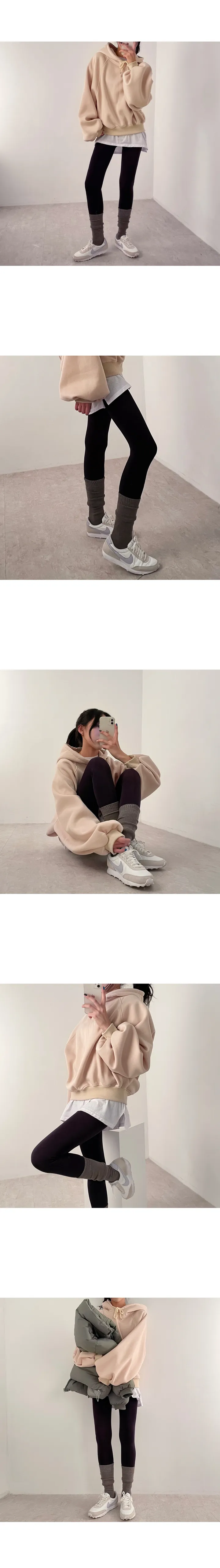 [융기모🔥] 쓰리포인트 슬림핏 융기모 무지 무발 레깅스 상세 이미지 6