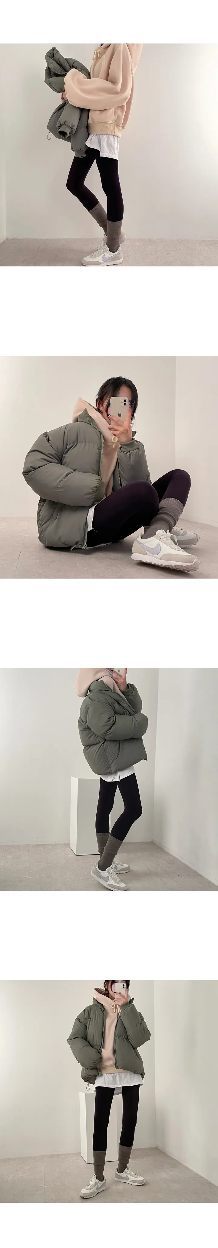 [융기모🔥] 쓰리포인트 슬림핏 융기모 무지 무발 레깅스 상세 이미지 7